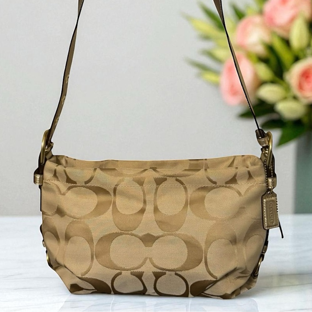 LOW START!🔥COACH Y2K Signature Shoulder Bag F15068